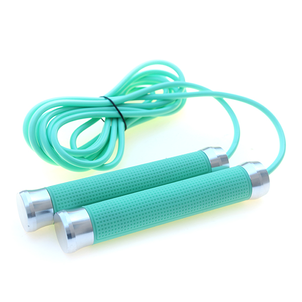 Silicone handle rope skipping